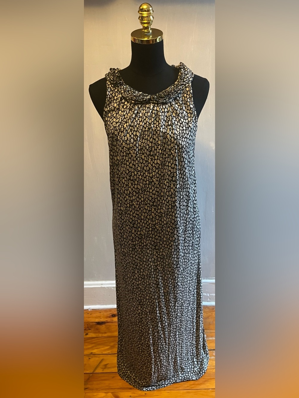 Scee by Twin Set & Designer Simona Barbieri Maxi Floral Dress Made In Italy (M)